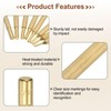 sourcing map Brass Punch 1/4" Non-marring Drive Pin Punch No