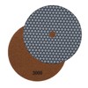 Dia-Dry Professional Diamond Sanding Pad, Ø 125 mm, Velcro Attachment,