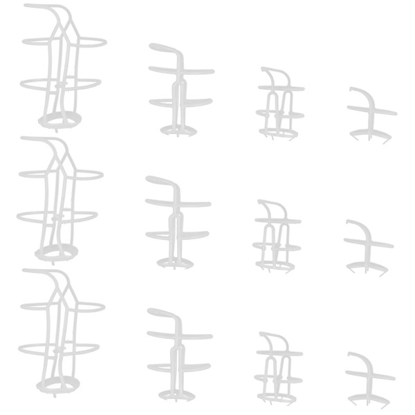 FRCOLOR 40pcs Saline Bottle Mesh Net Holder Durable Material Vial