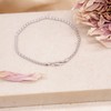 Tuscany Silver Sterling Silver Rhodium Plated Bracelet with 250 Popcorn
