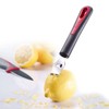 Westmark Gallant Peeler, Plastic/Stainless Steel, Black/Red/Silver, 16.5 x 2.7 x