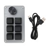 6 Key Mini Keypad with Knob RGB Light Blue Switch