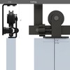 AONAYIOA 7FT Ceiling Mount Bracket Sliding Barn Door Hardware Kit