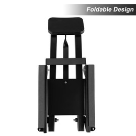 TENTOTEN Bass Drum Practice Pads, Folding Bass Pedal Practice Pad for Training - Real Feel High Density Rubber Rebound