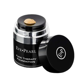 EVE PEARL Face and Lip Therapy Full Coverage Foundation With Lipcare Dry Lips Moisturizing And Dual Contour Blender Brush Must Have Makeup Kit (Medium)