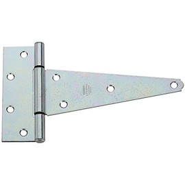 National Hardware N129-221 286 Extra Heavy T Hinges in Zinc, 8"