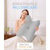 Restnature Cervical Pillowcase - Pillow Covers,Cooling Pillow Case with Hidden