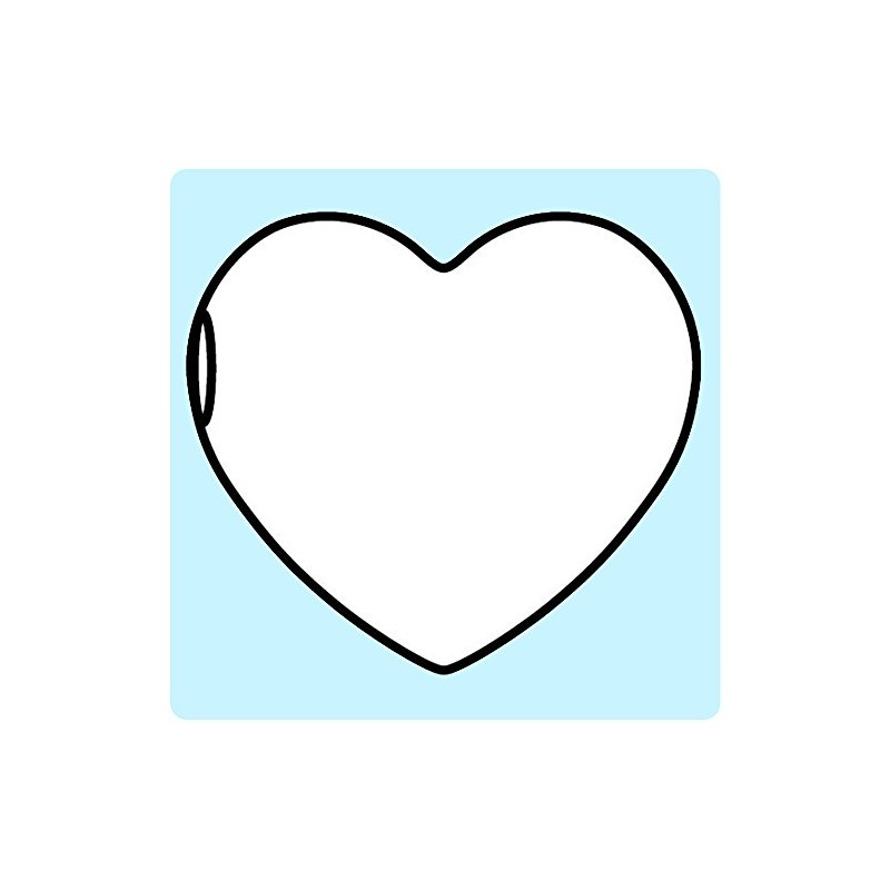 BeadTin Yellow Opaque 18mm Heart Plastic Pony Beads (24pcs)