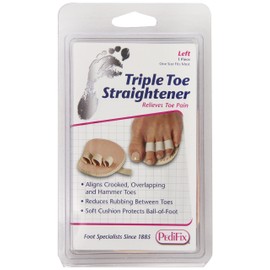 PediFix Triple Toe Straightener, Left Foot