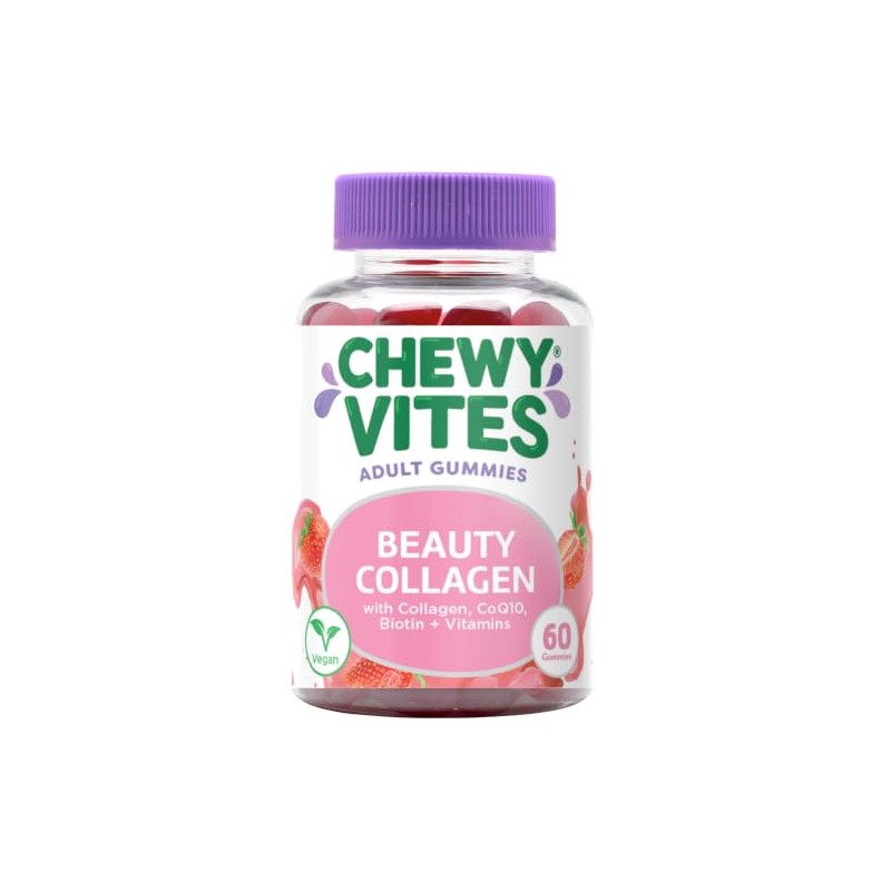Chewy Vites Beauty Collagen Gummies with Biotin, 60 Count