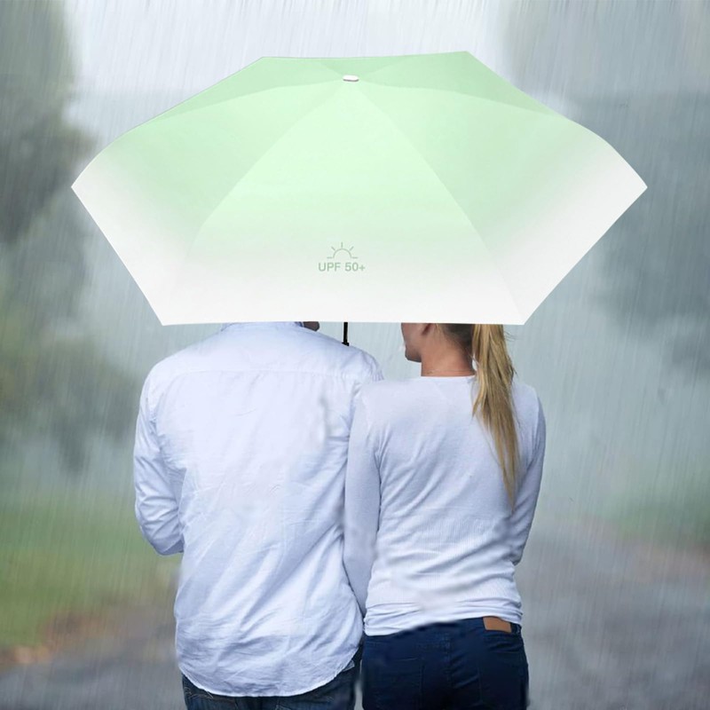 Sykerout Gradient Umbrella, Mini Umbrella, Pocket Umbrella, Compact Umbrella, Mini