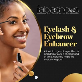 The Original Fablashous Luxury Eyelash Eye Whip and Eyebrow Enhancer Enhancing Serum 7 ml