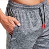 JustSun Men's Sports Shorts with Zip Lightweight Stretch Fabric, Black