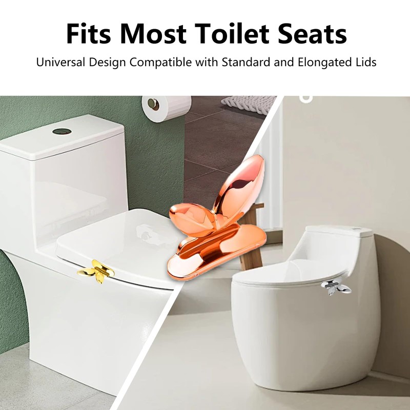 YAFIYGI 6PCS Toilet Seat Lifter Self-Adhesive Handle Tabs Lid Lifty