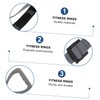KOMBIUDA 2 Pcs Adjustable Gymnastic Rings with Thick Straps Premium