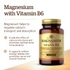 Solgar Magnesio con Vitamina B6 100 Comprimidos, Apoya un Estado