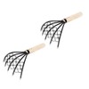 YARDWE Claw Rake Hand Rake Clamming Claws Shell Clam Digger