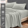 Pizuna Percale Cotton Sheets King Size, 100% Long Staple Cotton