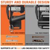 HWOOUSA Pull Up Bar Wall Mounted-Heavy Duty Joist Mounted Pull