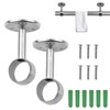 Ceiling Curtain Pole Brackets, 2 Pack Heavy Duty Curtain Rod