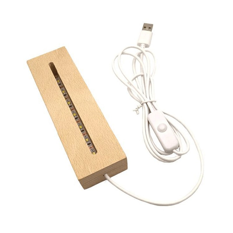 Desktop Luminous Memo Note Board Plug In LED Lamp Base