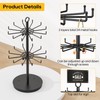 ORLESS 2 Tier Rotating Jewelry Display Stand, Keychain Display Stand