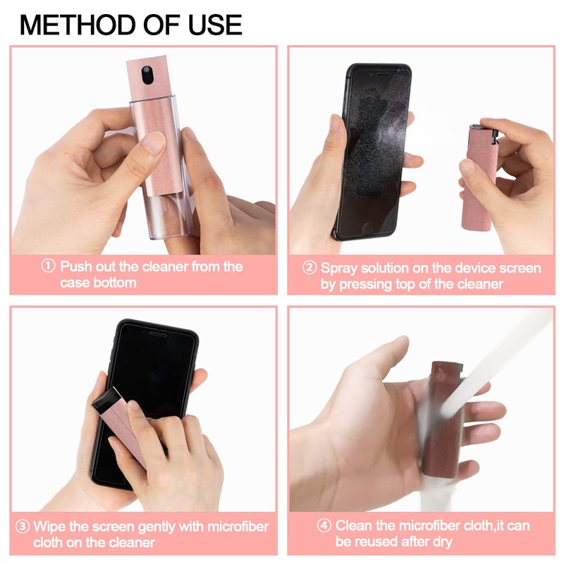 Touchscreen Mist Cleaner Spray, walrfid Electronic Screen Cleaner for TV,