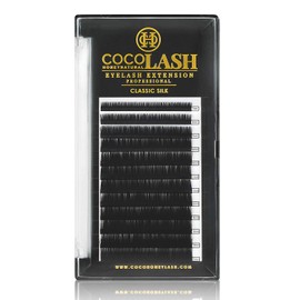 COCO Honey Lash Eyelash Extensions, Classic C Curl [0.15mm], Faux Mink Individual Lash Extensions (Length: 13mm)
