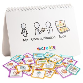 Communication Book for Preschoolers with 6 Visual Communication Resources and 34 Removable pecs Cards Visual Symbols to Support Communication, Routine and Transition - Suitable for Autism, ADHD