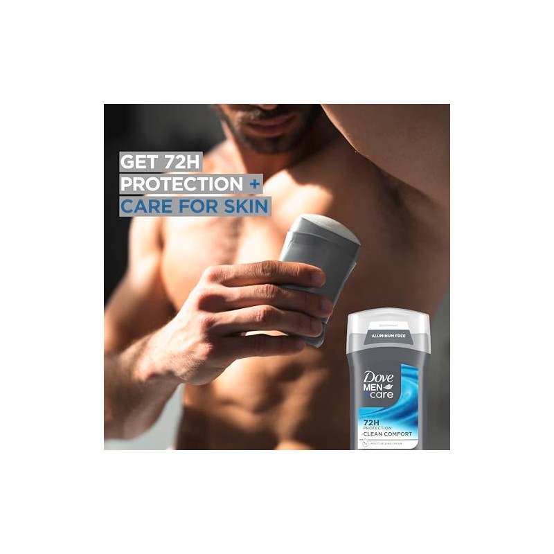 Dove Men+Care Deodorant Stick, Clean Comfort, 3 oz ( Pack