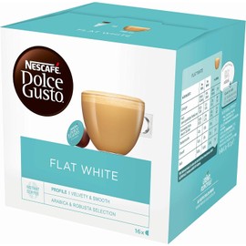 NESCAFÉ Dolce Gusto Flat White Coffee Pods, 16 x 11.7 g