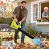 for Men Cordless Leaf Blower 21V: 500CFM 150MPH Electric Leaf