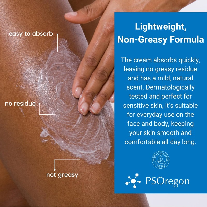PSOregon Maintenance Cream for Sensitive & Scaly Skin – Non-Greasy