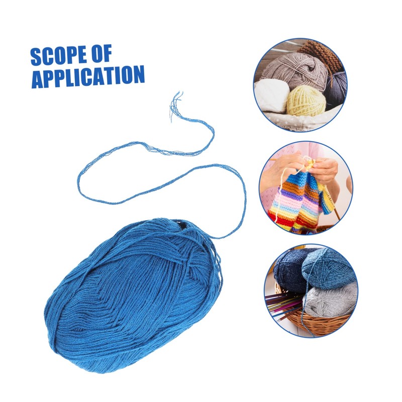 LALAFINA Replaceable Crocheting Yarns 5 Rolls of 50g Yarns for