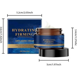 Crema facial hidratante anti envejecimiento,Crema hidratante y endurecimiento anti arrugas para líneas finas,Elasticidad de la piel,Fácilmente absorbida