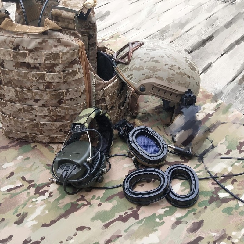 COMBATGEAR Silicone Gel Earpads Compatible with MSA SORDIN Headsets Hearing
