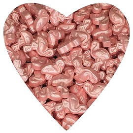 COOL MOM SPRINKLES Pink Flamingo Sprinkles (4 oz.) – Tropical Summer Themed Sprinkles for Decorating Cakes, Cupcakes, Cookies & Desserts – Mixed in the USA/Gluten-Free