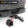 Nilight Hitch Adapter 2.5" x 10" Combo Bar Trailer Receiver