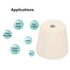 sourcing map Rubber Conical Plug 25 mm to 33 mm