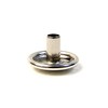 Snap Cap & Socket Only, Stainless Steel, Long Post on