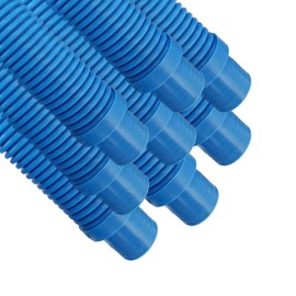 Puri Tech Universal Swimming Pool Cleaner Durable Hose 48 Long Blue Color 8 Pack Universal Fit Including Hayward Navigator, Pool Vac Ultra, AquaBug, Polaris ATV and More