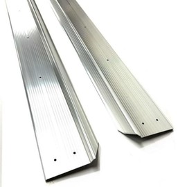 OMEGA Door Sill Cover Aluminum Trim Set, Compatible with Karmann GHIA, 1956-1974 (August 1964-1974)