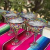 Mexican Hand Blown Glass – Set of 4 Hand Blown