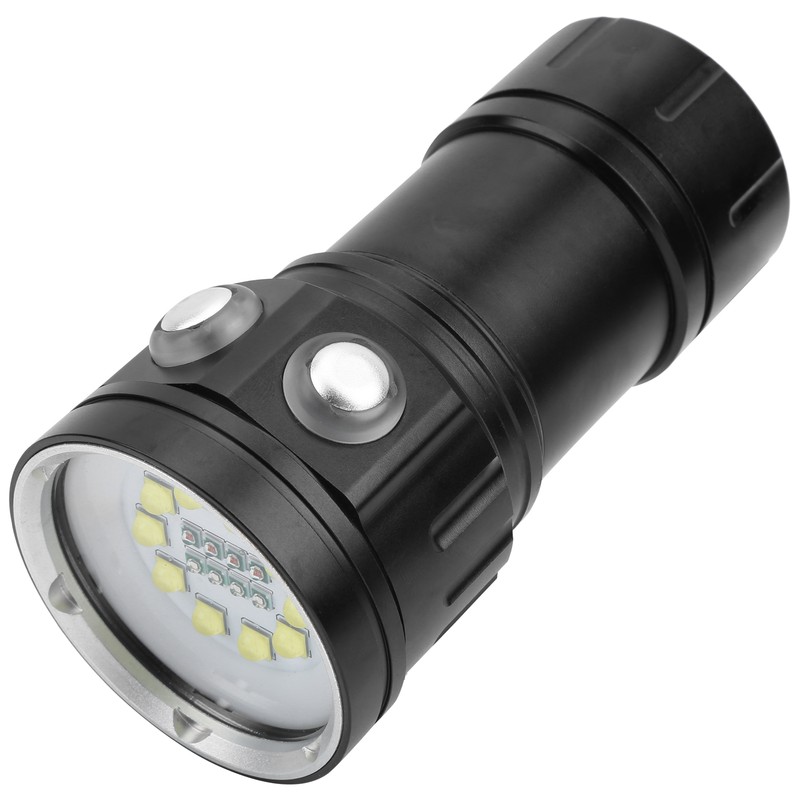 LED Diving Flashlight Portable Professional Underwater Lighting Waterproof Submarine Lamp