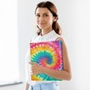 3 Ring Binder Tie Dye 1.5" Round Ring Binders View