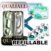 QUALIALL Travel Floss Picks Case, Mini Sealed Sliding Box, 10