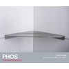 PHOS Design Corner Shower Caddy 23 x 23 cm Wide,