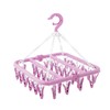 32 Clip Folding Hanger Drying Clip Multifunctional Windproof Hanger Socks