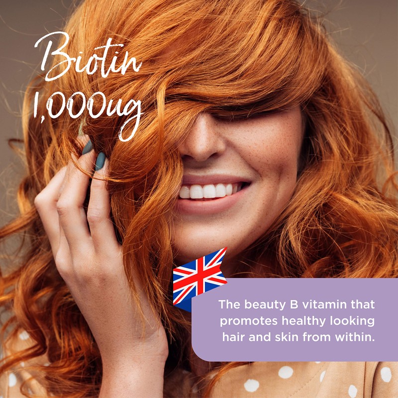 Healthspan Biotin 1,000μg (6 Months Supply) | Vitamin B for