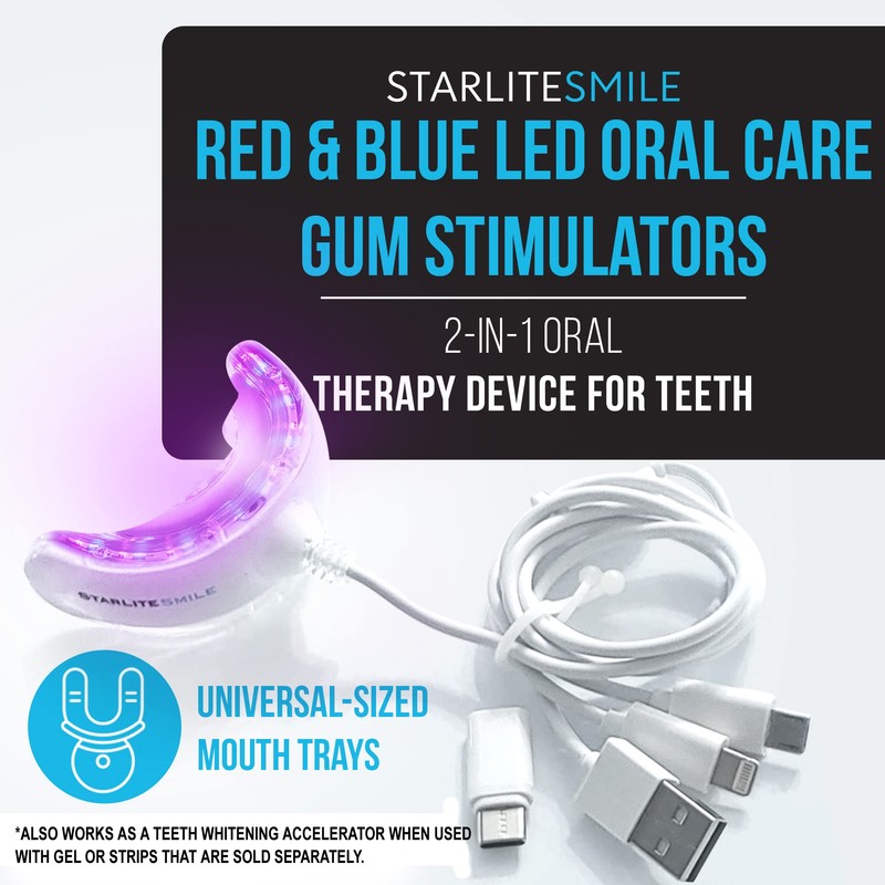 Starlite Smile Blue Light Red Light Gum Light, Periodontal Light,